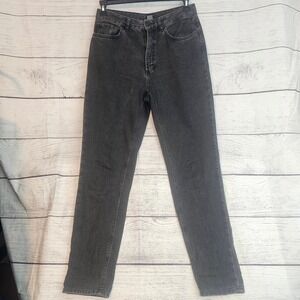 BDG Urban Outfitters Size 27 (measures 29") Mom Jeans High Rise Faded Black 1117